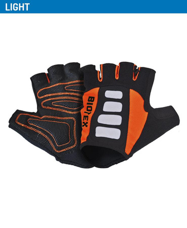 Rękawiczki krótkie letnie Mesh Race Glove żelowe z siateczką mesh