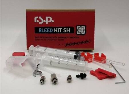r.s.p. Bleed Kit SH zestaw do odpowietrzania hamulców hydraulicznych Shimano 
